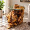 تصویر  میز عسلی خاص ریشه زیتون - MAZ-802